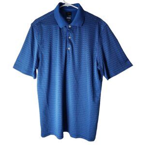 Greg Norman ML75 Microlux Mens Large Blue with Stripes